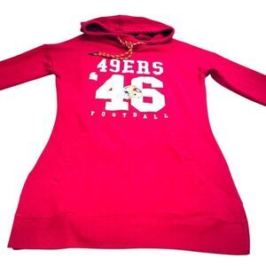 San Francisco 49ers NFL Team Apparel Hoodie Dress